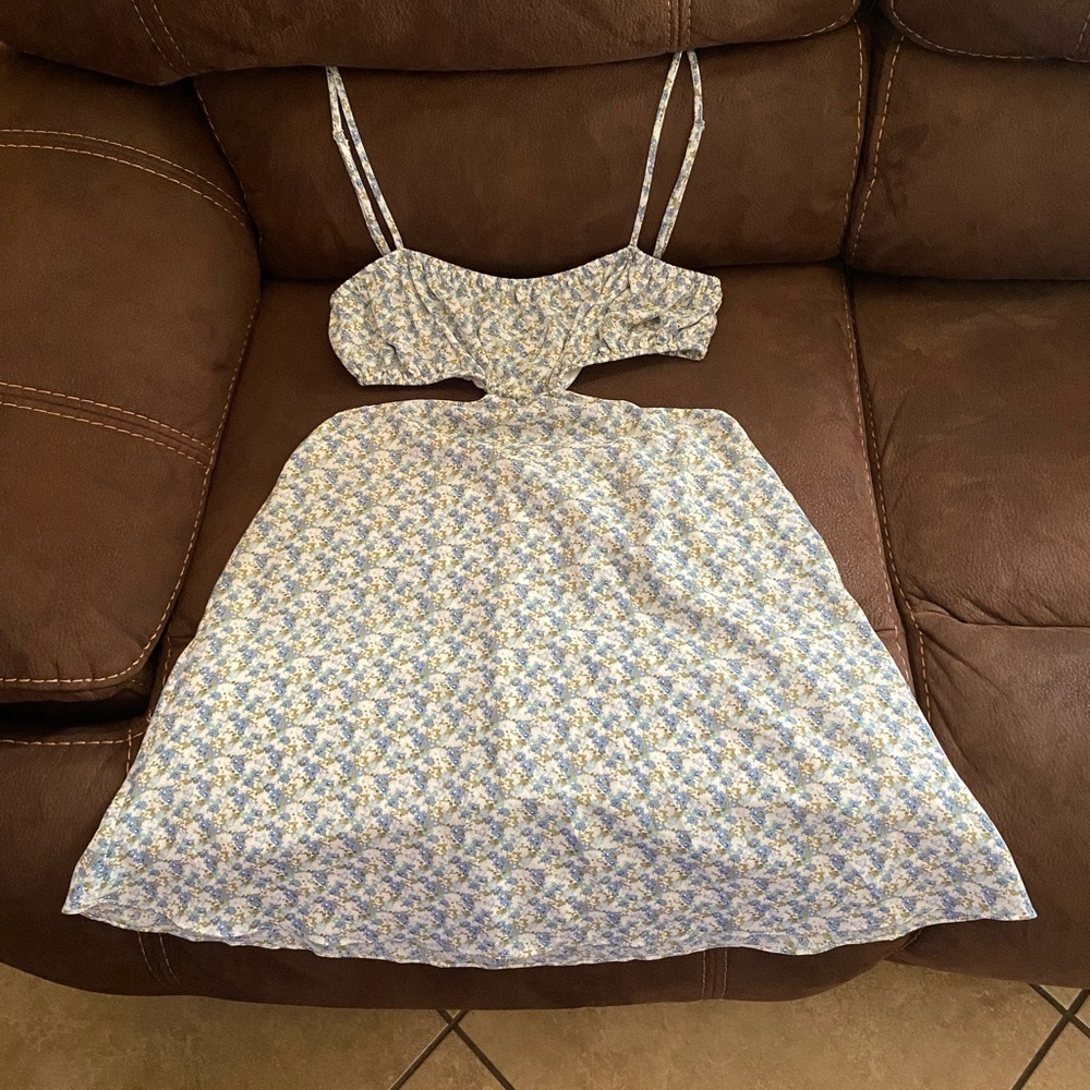 Stella Laguna Beach Floral Cut Out Dress